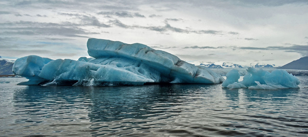 Photo d'un iceberg 
