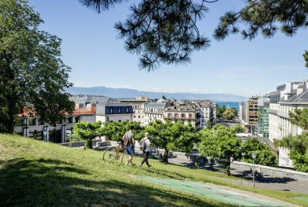 Photo d'une vue de Genève