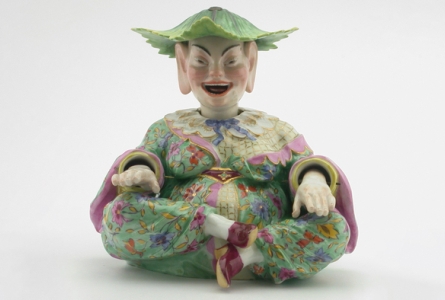 Figurine : Magot, Manufacture de Meissen (Allemagne), 2e quart du 19e s.
