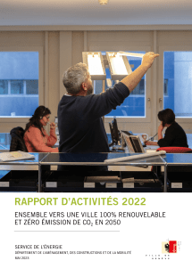 Rapport d'activité énergie 2022 - couverture