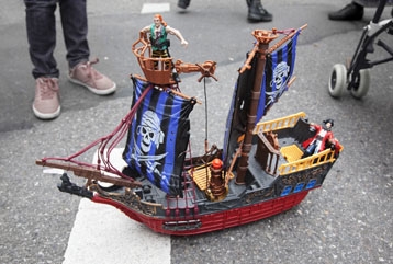 Un bateau pirate playmobile d'occasion