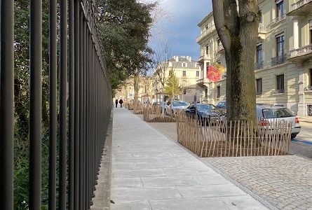 vue de la rue Saint Léger à Genève