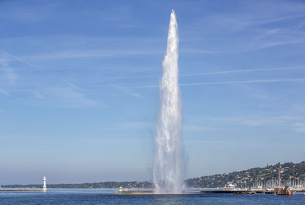 Le jet d'eau de Genève