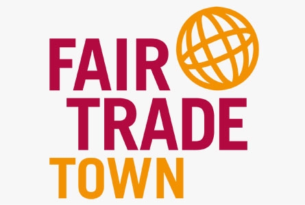 logo avec inscription Fair Trade Town