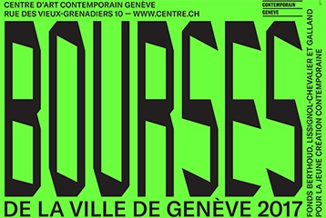 Bourses de la Ville de Genève pour la jeune création contemporaine