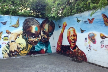 Fresque Nelson Mandela 