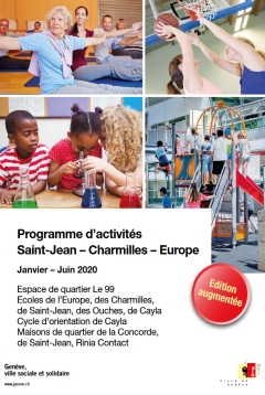 Quartier Saint-Jean – Charmilles – Europe: nouveau programme d’activités